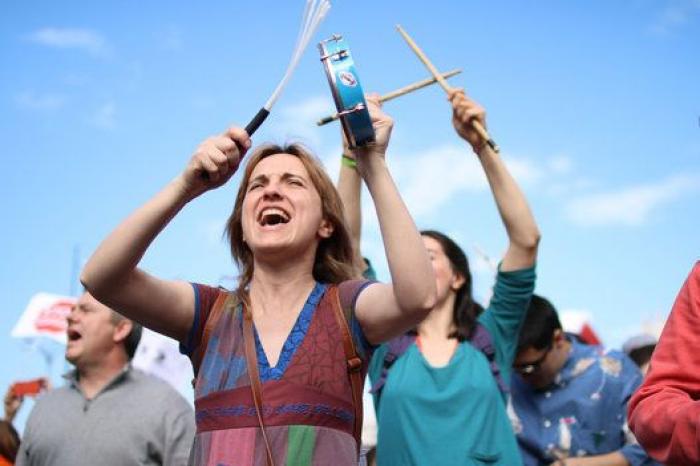 Todas las fotos del quinto aniversario del 15M en Madrid