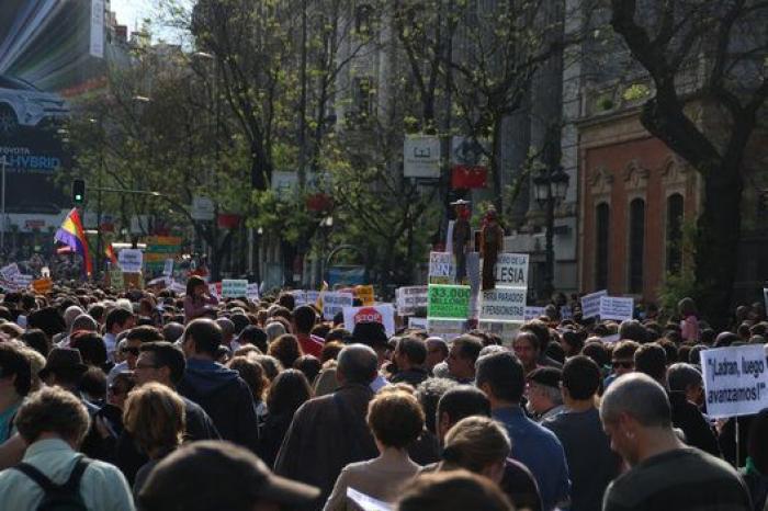Todas las fotos del quinto aniversario del 15M en Madrid
