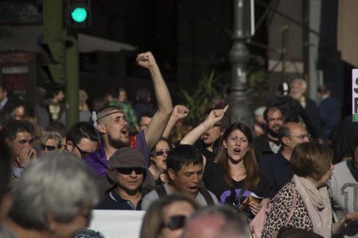 Todas las fotos del quinto aniversario del 15M en Madrid