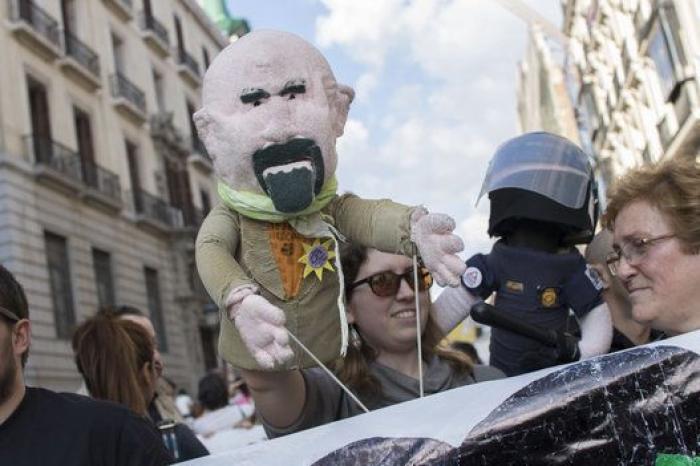 Todas las fotos del quinto aniversario del 15M en Madrid