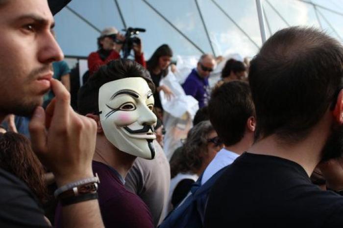 Todas las fotos del quinto aniversario del 15M en Madrid