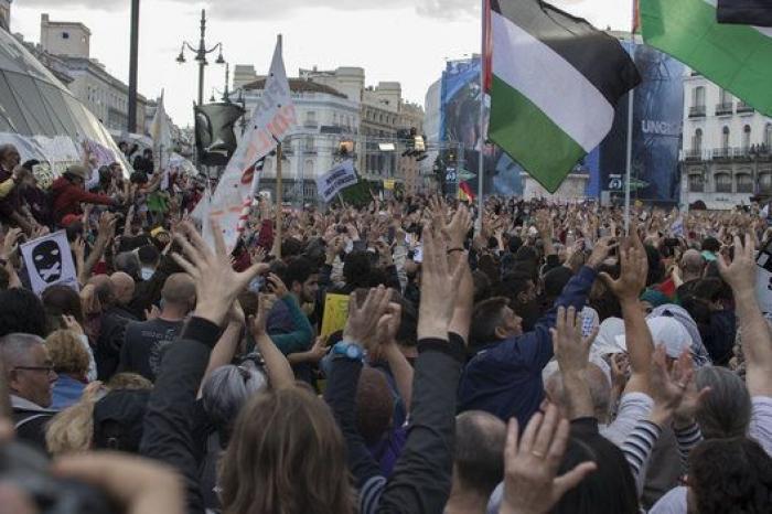 Todas las fotos del quinto aniversario del 15M en Madrid