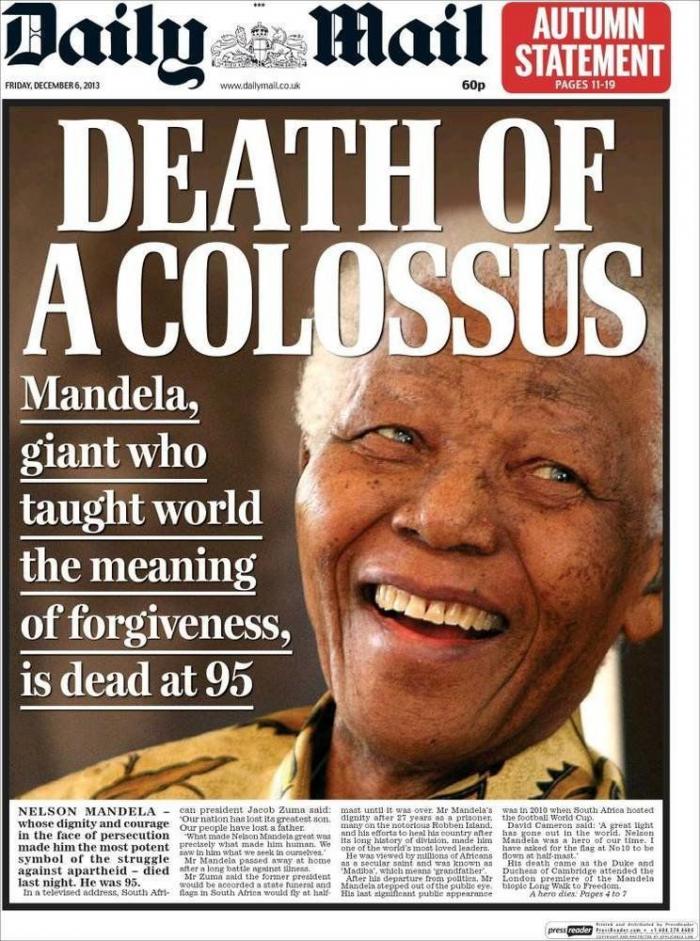 Sudáfrica celebra día de oración en honor de Nelson Mandela