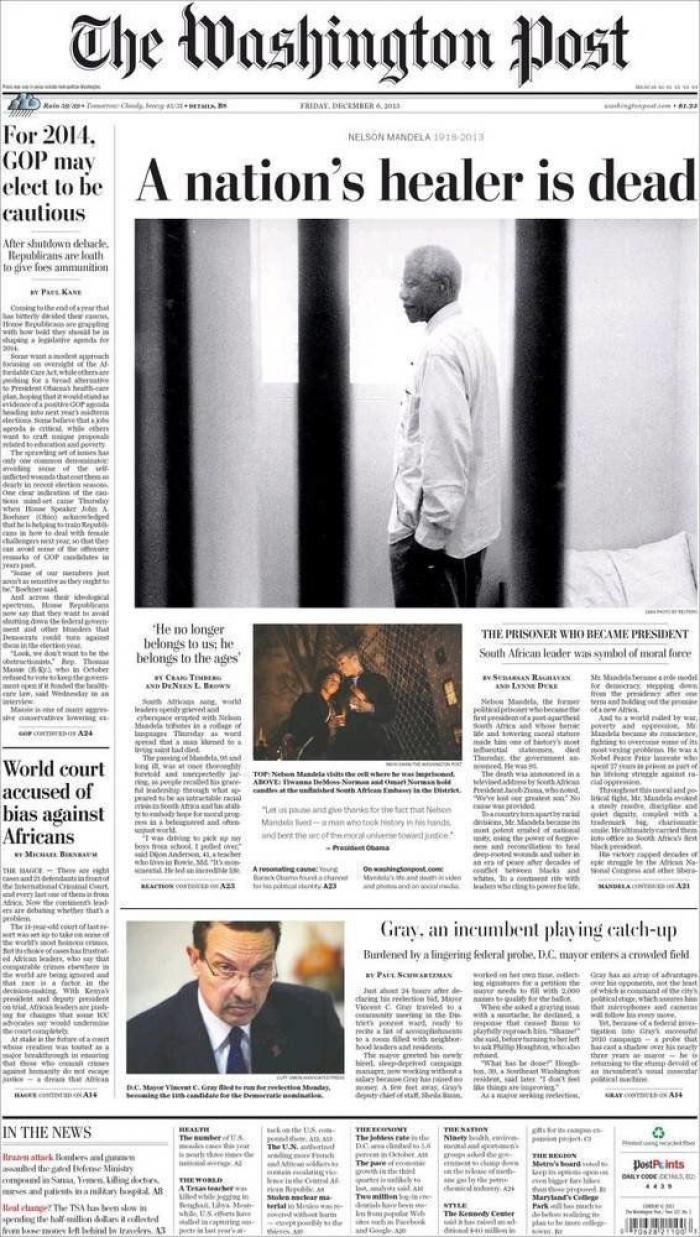 Sudáfrica celebra día de oración en honor de Nelson Mandela