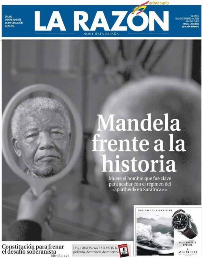 Sudáfrica celebra día de oración en honor de Nelson Mandela