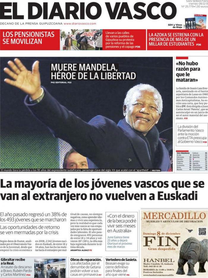 Sudáfrica celebra día de oración en honor de Nelson Mandela