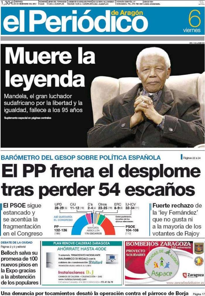 Sudáfrica celebra día de oración en honor de Nelson Mandela