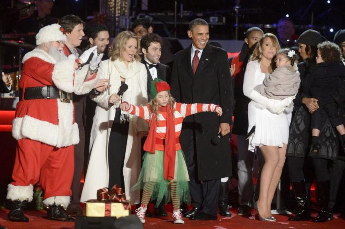Los Obama encienden el árbol de Navidad de la Casa Blanca (FOTOS, VÍDEO)