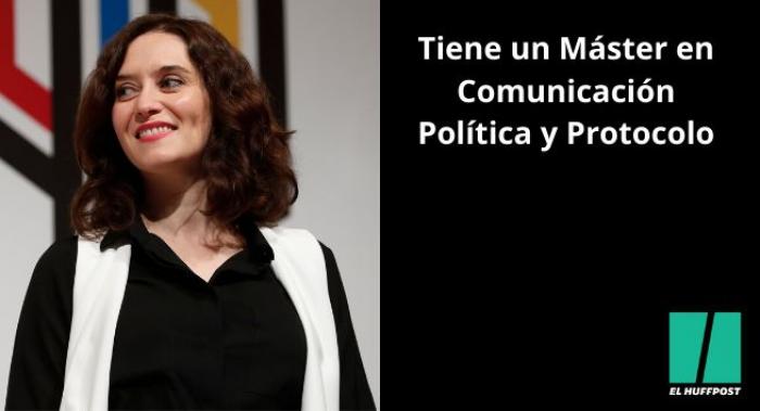 Ayuso: "Desde luego, no soy de izquierdas"