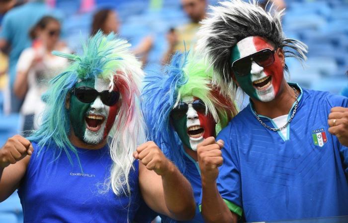 37 rostros pintados con los colores del Mundial (FOTOS)