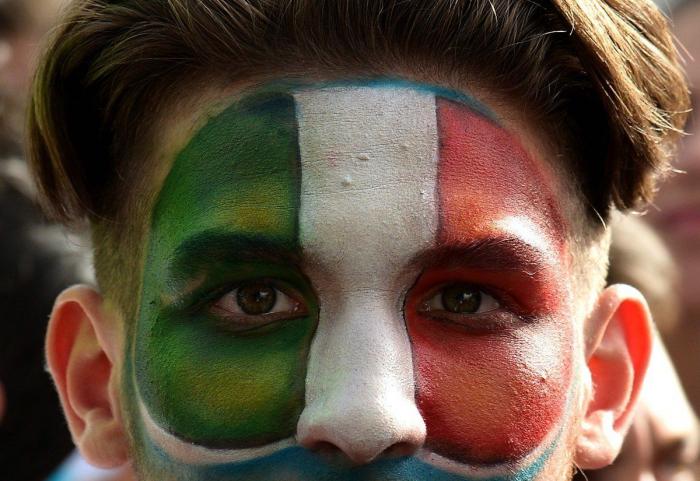 37 rostros pintados con los colores del Mundial (FOTOS)