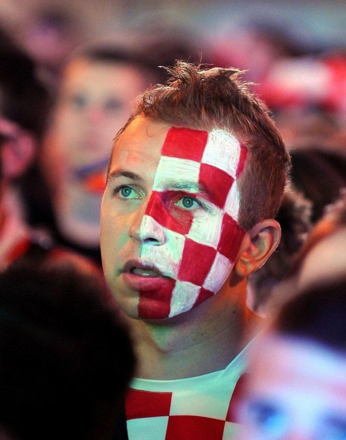 37 rostros pintados con los colores del Mundial (FOTOS)