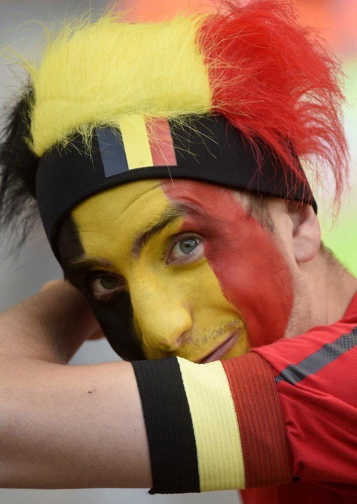 37 rostros pintados con los colores del Mundial (FOTOS)