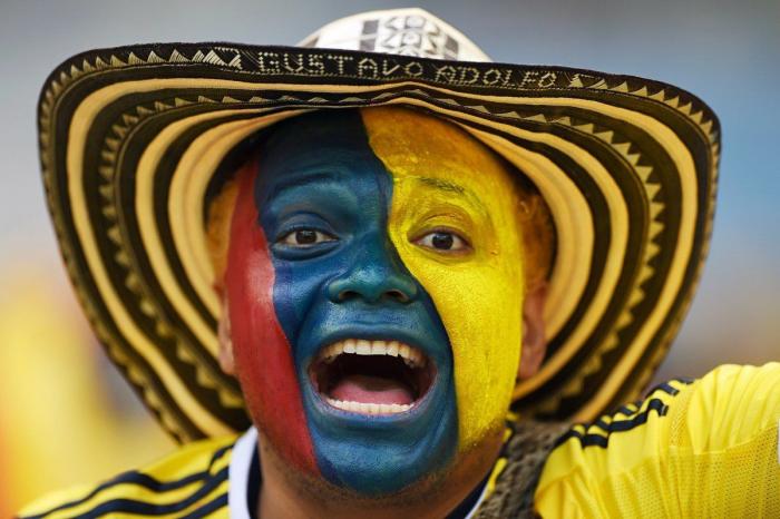 37 rostros pintados con los colores del Mundial (FOTOS)