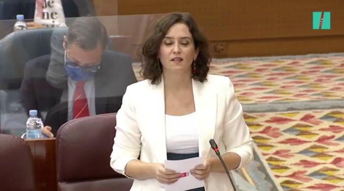 Ayuso: "Cuando el virus subía era culpa mía, cuando el virus baja no"