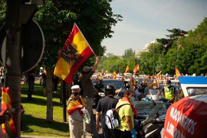 El reproche de Javier Negre a Cristina Seguí por lo que ha hecho en la manifestación de Vox: se ve en la foto