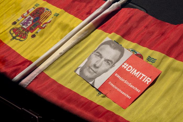 El reproche de Javier Negre a Cristina Seguí por lo que ha hecho en la manifestación de Vox: se ve en la foto