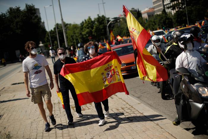 El reproche de Javier Negre a Cristina Seguí por lo que ha hecho en la manifestación de Vox: se ve en la foto