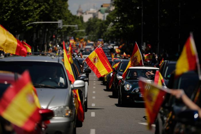 El reproche de Javier Negre a Cristina Seguí por lo que ha hecho en la manifestación de Vox: se ve en la foto