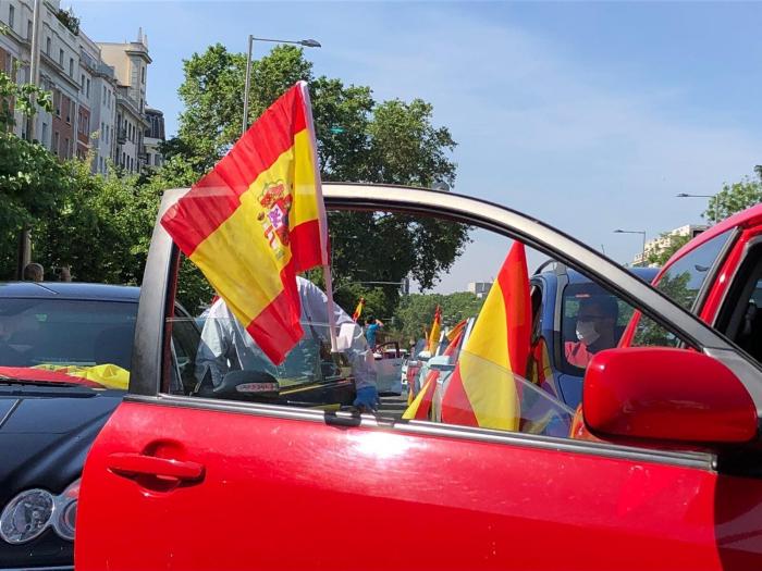 El reproche de Javier Negre a Cristina Seguí por lo que ha hecho en la manifestación de Vox: se ve en la foto
