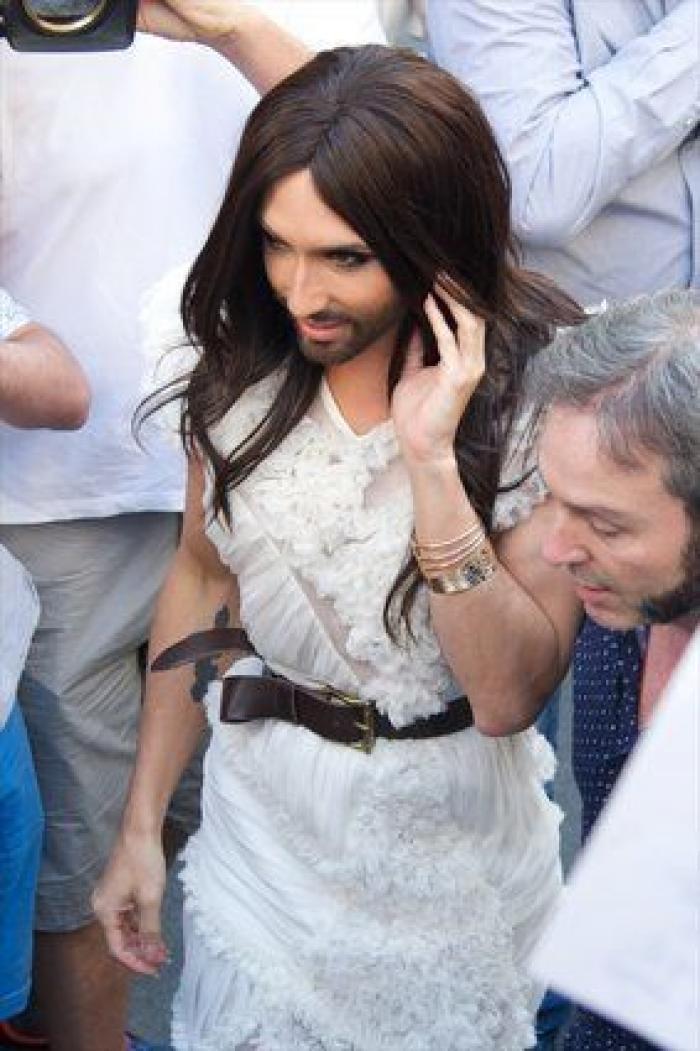Conchita Wurst inaugura las Fiestas del Orgullo Gay 2014 en Madrid (FOTOS)