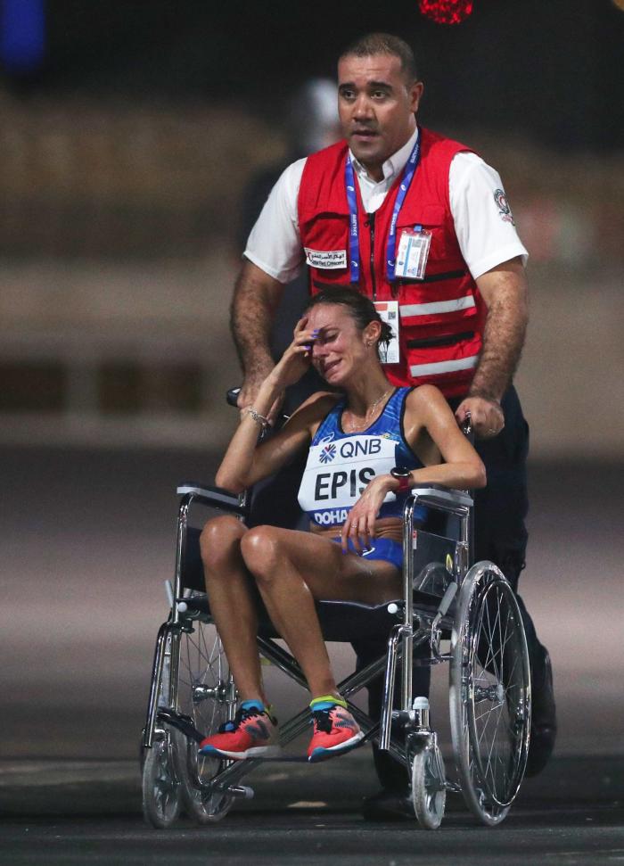 La maratón del Mundial de Atletismo de Doha termina con el peor tiempo de la historia por el calor