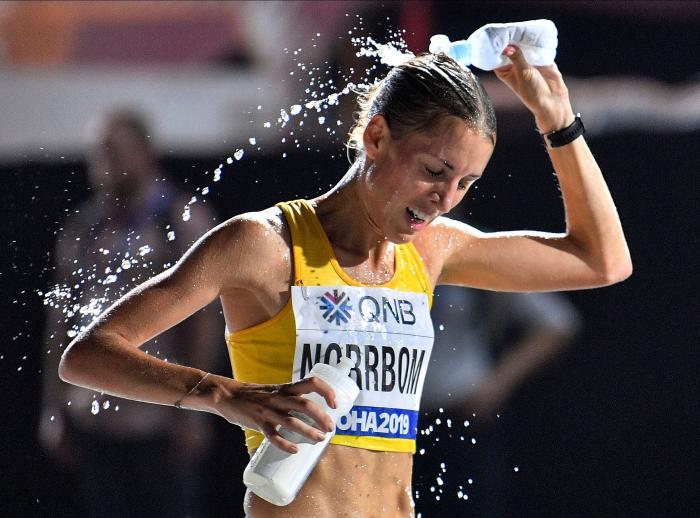 La maratón del Mundial de Atletismo de Doha termina con el peor tiempo de la historia por el calor