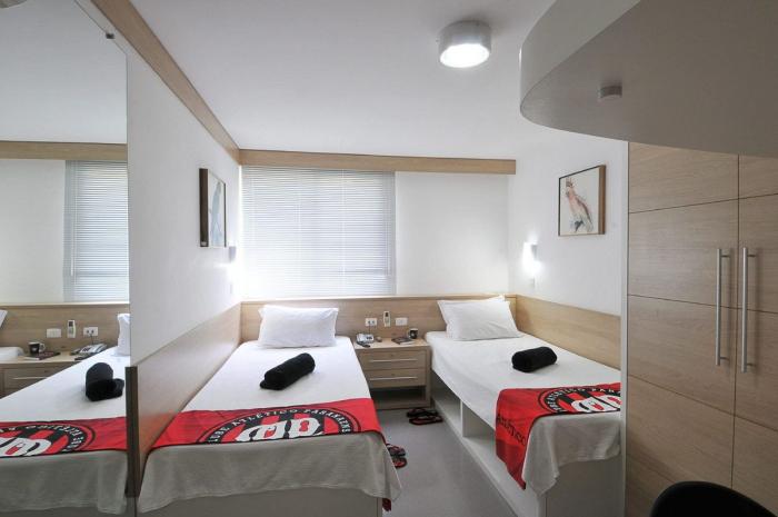 Mira cómo son las habitaciones que tendrá La Roja en Brasil (FOTOS)