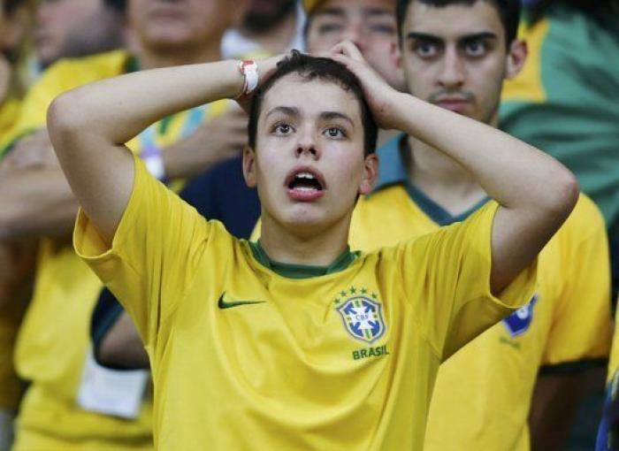 Mundial 2014: Las lágrimas de los brasileños por la goleada de Alemania (FOTOS)