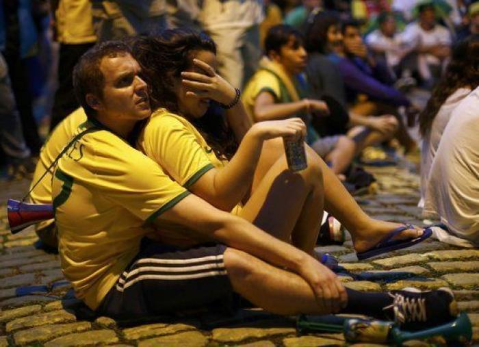 Mundial 2014: Las lágrimas de los brasileños por la goleada de Alemania (FOTOS)