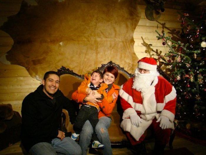 Felicitaciones de Navidad con fotos de familia... originales (FOTOS)