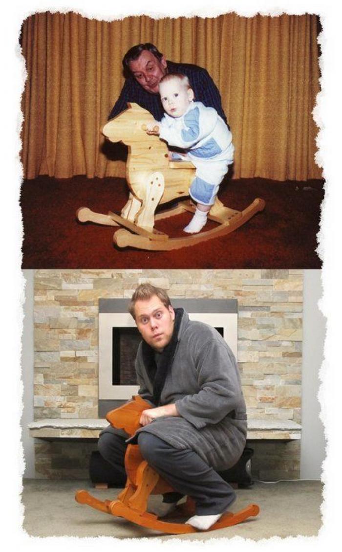 Felicitaciones de Navidad con fotos de familia... originales (FOTOS)