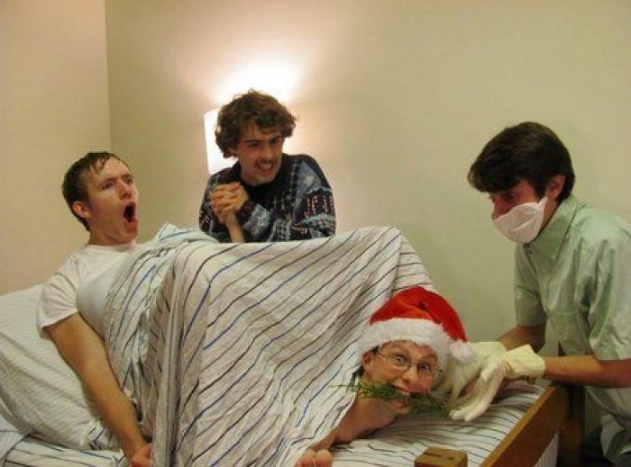 Felicitaciones de Navidad con fotos de familia... originales (FOTOS)