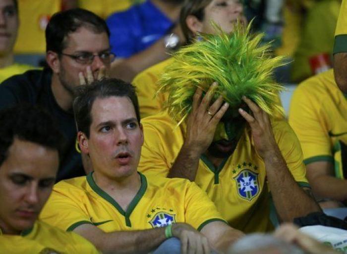 Mundial 2014: Las lágrimas de los brasileños por la goleada de Alemania (FOTOS)