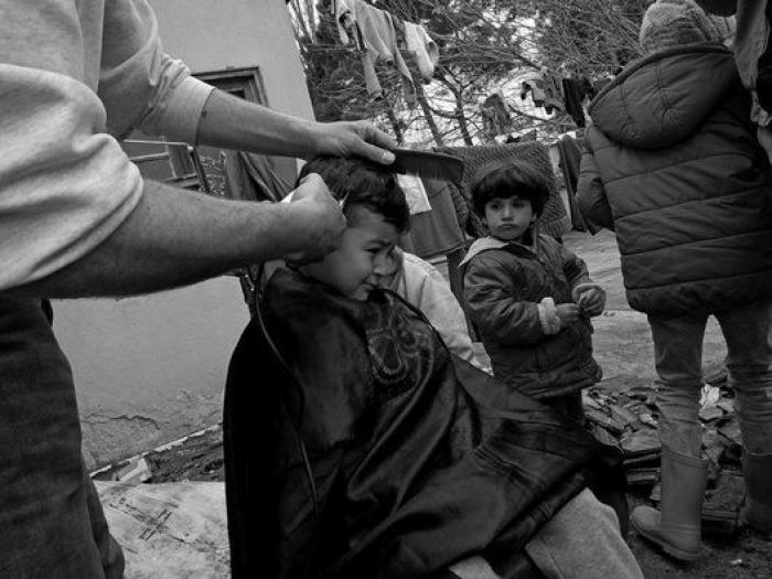 La vida de los niños en el campamento de refugiados de Idomeni