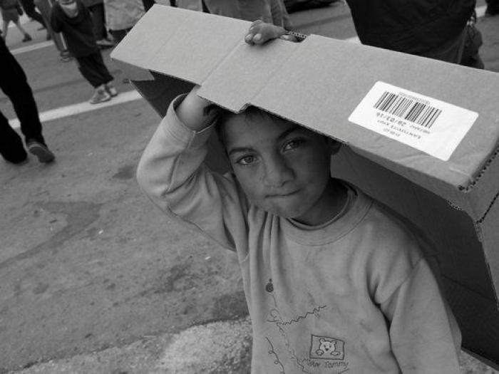 La vida de los niños en el campamento de refugiados de Idomeni