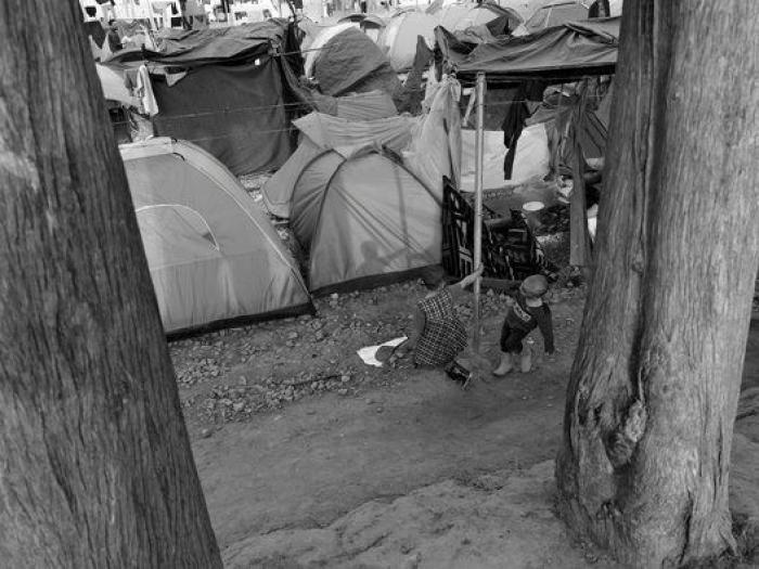La vida de los niños en el campamento de refugiados de Idomeni
