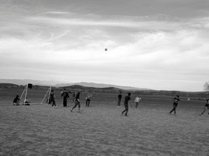 La vida de los niños en el campamento de refugiados de Idomeni