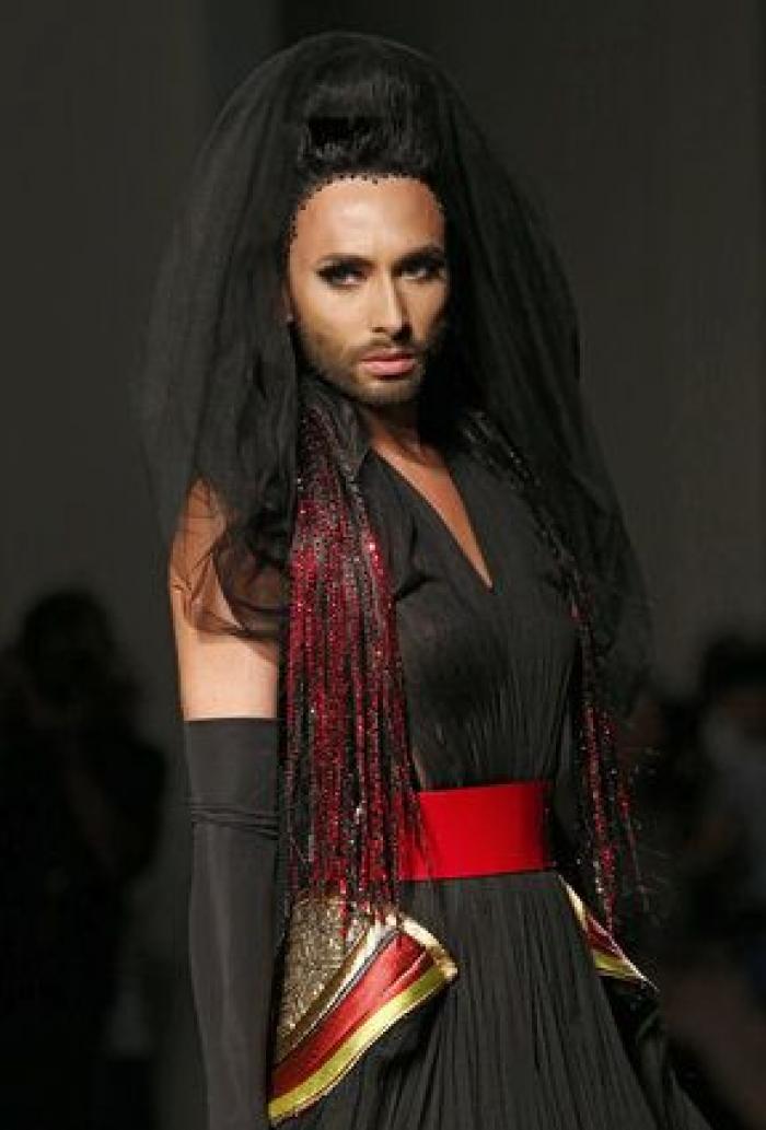 Conchita Wurst, modelo de Jean Paul Gaultier (FOTOS)
