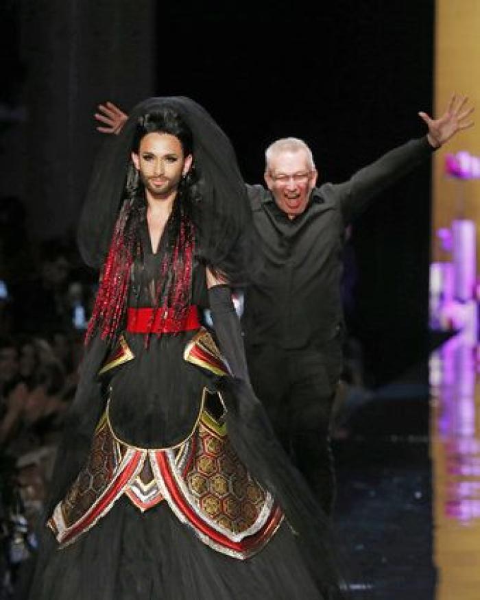 Conchita Wurst, modelo de Jean Paul Gaultier (FOTOS)