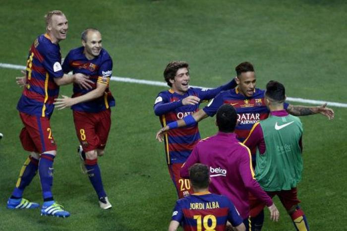 La victoria del Barça, en 15 fotos