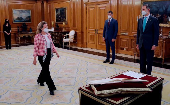Belarra (Podemos) dice estar "cansada" de "arrastrar" al PSOE para aprobar leyes como la de Vivienda