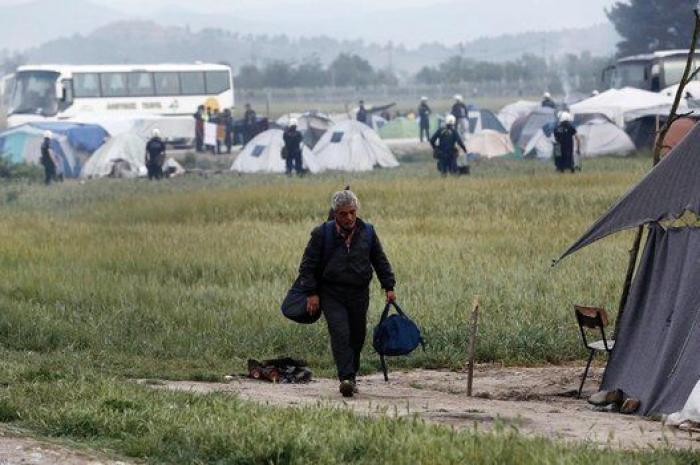 El desalojo de Idomeni en 11 fotos