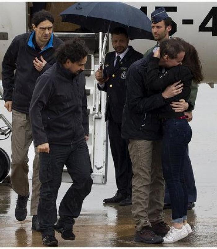 Llegan a España los tres periodistas españoles liberados en Siria