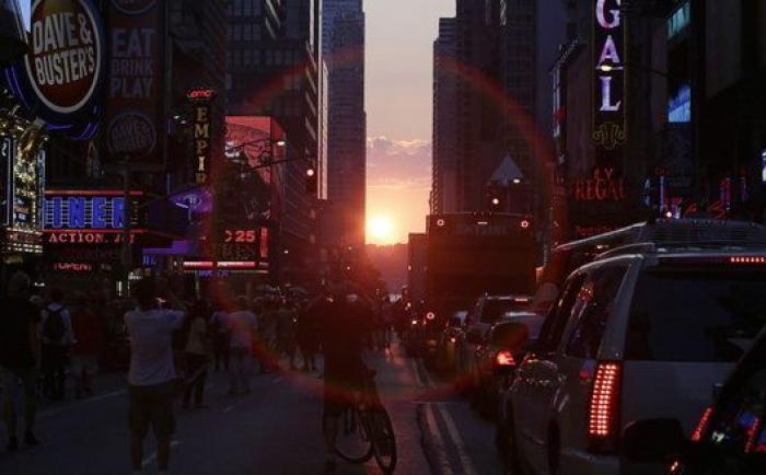Manhattanhenge: la fascinante alineación solar con las calles de Manhattan (FOTOS)
