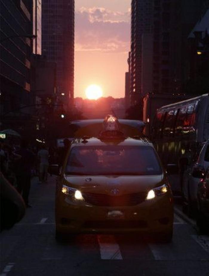 Manhattanhenge: la fascinante alineación solar con las calles de Manhattan (FOTOS)