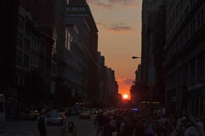 Manhattanhenge: la fascinante alineación solar con las calles de Manhattan (FOTOS)