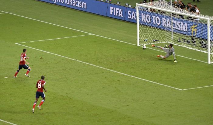 El gol de James Rodríguez, el mejor gol del Mundial 2014