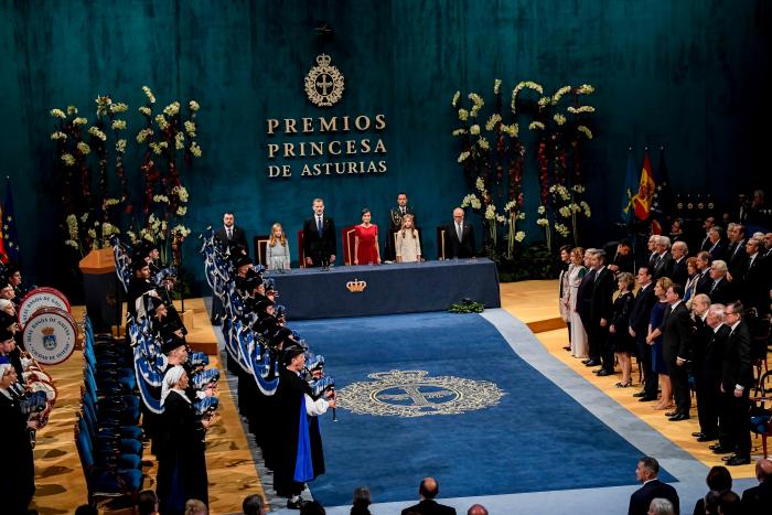 El estreno de Leonor en los Princesa de Asturias, en imágenes