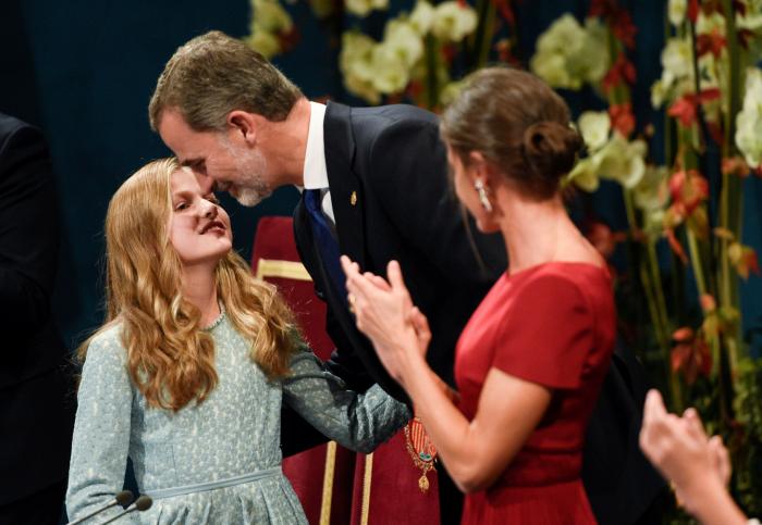 El estreno de Leonor en los Princesa de Asturias, en imágenes